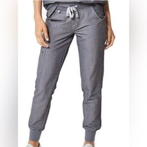 FIGS Women’s W18SW2005P Zamora Joggers Graphite Scrub Pants Size Medium